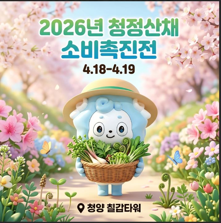 싱그러운 봄 산나물을 만나보세요! 2026 청정산채 촉진전